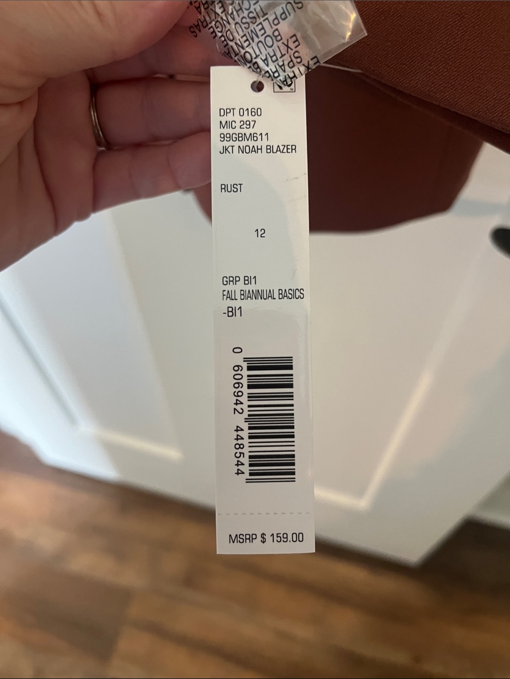 Gianni Bini Rust-Brown Blazer - Picture 5 of 5